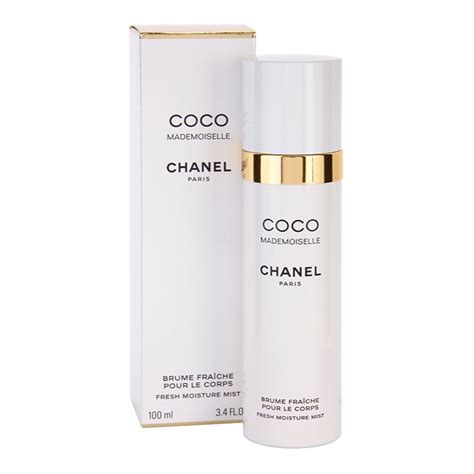 chanel body mist spray|chanel mademoiselle body spray.